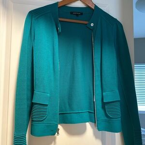 Nanette Lepore Turquoise Knit Jacket